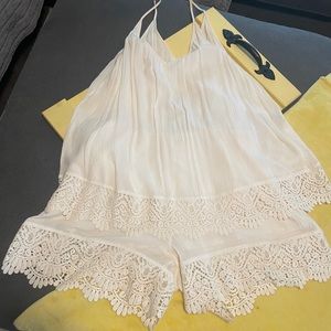 Peekaboo back romper